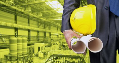 İşçi holding sarı kask 