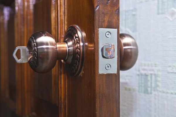 Metal Brass Door Knob — Stock Photo, Image