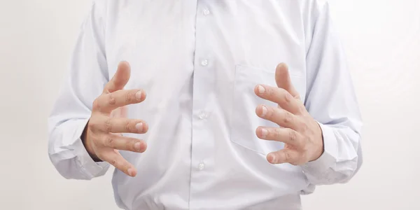 Male hands  holding something — Stock Photo, Image