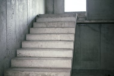 boş karanlık beton iç 