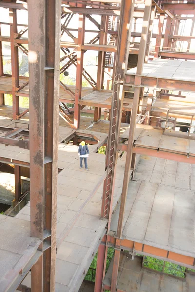 Ingeniero sosteniendo algunos planos —  Fotos de Stock