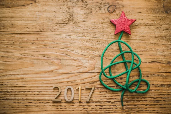 Christmas Tree from a lace — Stock Photo, Image