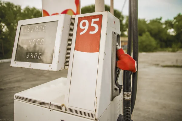 연료 기름 가솔린 디스펜서 — 스톡 사진