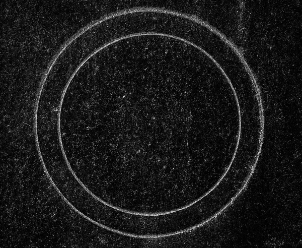Runde Auf Marmor Texturplatte Schwarzer Hintergrund Ansicht Von Oben Leerer — Stockfoto