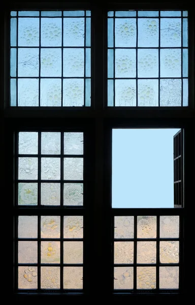 Park View Open Window Light Room — Stock Photo, Image