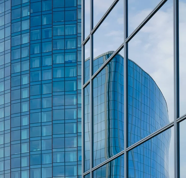 glass architecture of modern building