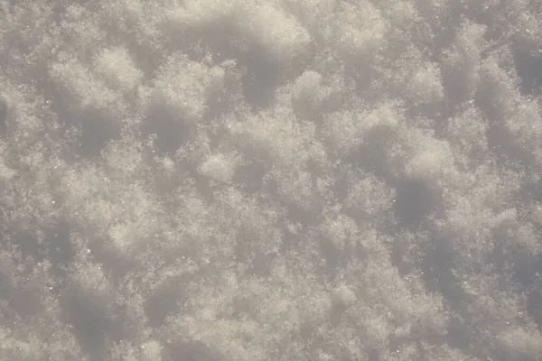 Χνουδωτή Υφή Λευκού Χιονιού Φόντο Ηλιοβασίλεμα Επιφάνεια Της Χιονοστιβάδας — Φωτογραφία Αρχείου