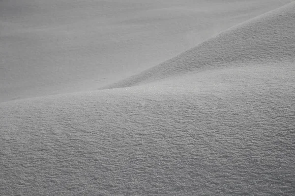 Snö Driver Isolerat Naturlig Vinter Bakgrund Med Snö Drivor Och — Stockfoto