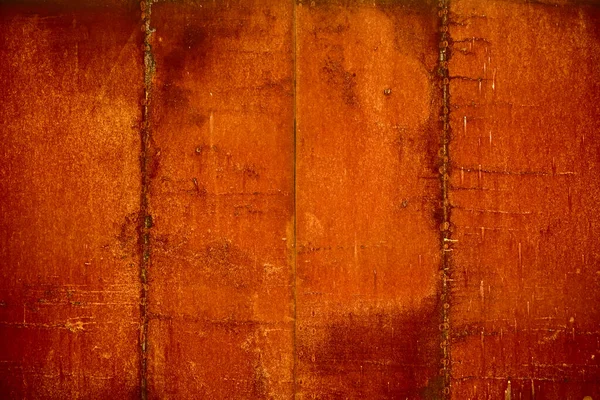背景のための錆びた鋼床 腐食の詳細な痕跡を持つ古い錆びた金属の質感 — ストック写真
