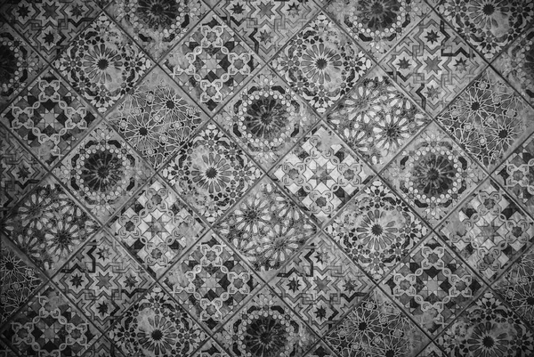 Moroccan Tiles Background Traditional Ornate Portuguese Decorative Azulejos Tiles — Φωτογραφία Αρχείου