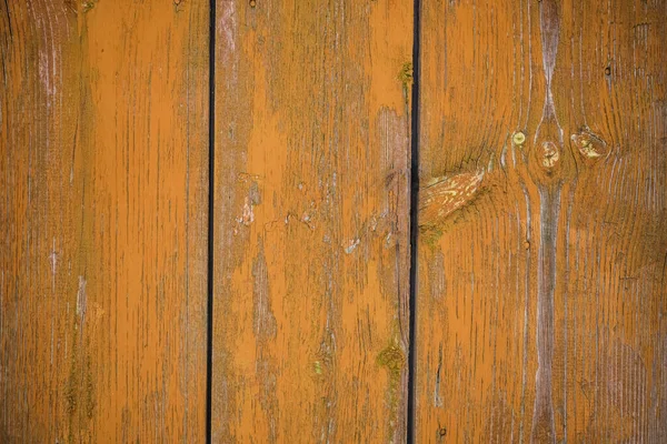 Krásná Dřevěná Textura Praskliny Stará Barva Grunge Pozadí Ošlehaného Žlutého — Stock fotografie