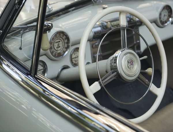 Hamburg Duitsland September 2019 Biuck Eight Klassieke Retro Auto Interieur — Stockfoto