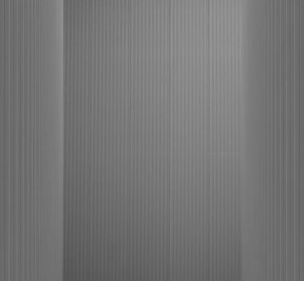 Front View Gray Corrugated Metal Wall Fence Surface — Stock Photo, Image