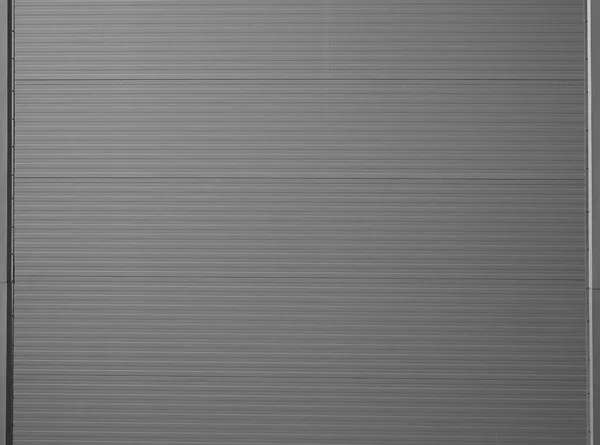 Πρόσθια Όψη Γκρίζα Κυματοειδή Μεταλλική Επιφάνεια Τοίχου Φράχτη — Φωτογραφία Αρχείου