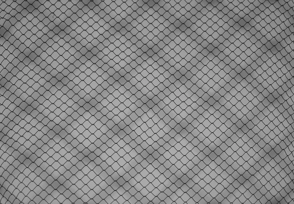 steel net isolated on white  background. silhouetted iron net against white