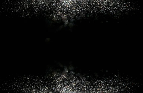 Sötét Csillogás Színes Fények Háttér Fények Fekete Háttér — Stock Fotó