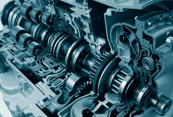 Gezegen vitesleri bu bağlamda otomatik vites içinde. Metal mekanizması. Çelik. Mühendislik. Ağır endüstri. Kavram: Metal yedek parça üretimi. Sanayi konuları. 