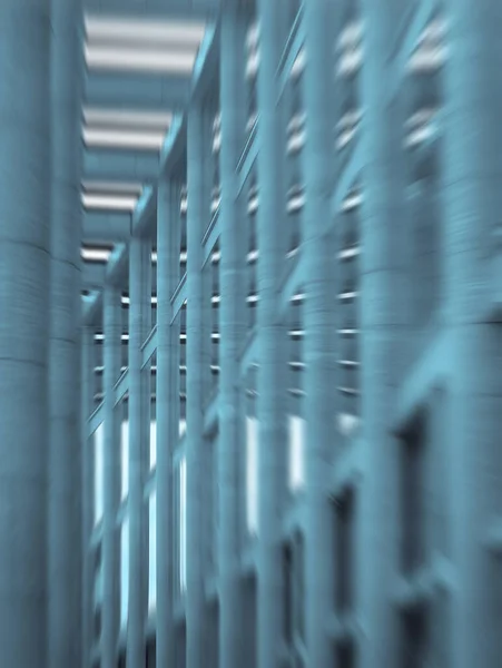 Estrutura Colunas Compostas Apoio Telhado Edifício Aeroporto Arquitetura Preto Branco — Fotografia de Stock
