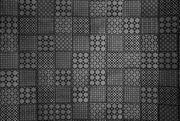Kakel Mönster Lissabon Geometriska Mosaik Prydnad Vintage Keramiska Plattor Vägg — Stockfoto
