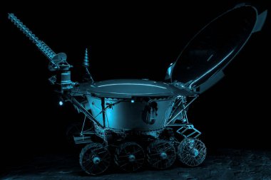 Astronotlar Müzesinde Ay Gezgini.