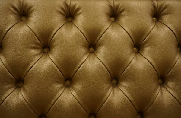 Luxurious Leather Soft Sofa Close — Stok Foto