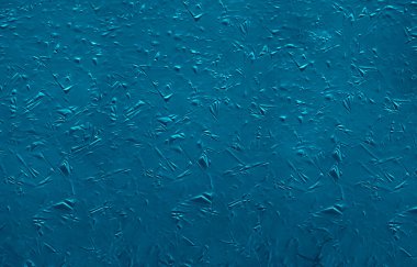 Buz dokusu arka planı. Buz tabakasının desenli soğuk yüzeyi 