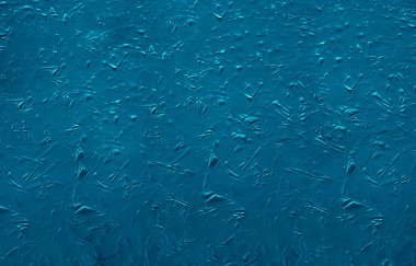 Buz dokusu arka planı. Buz tabakasının desenli soğuk yüzeyi