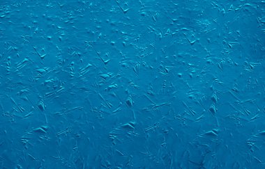 Buz dokusu arka planı. Buz tabakasının desenli soğuk yüzeyi