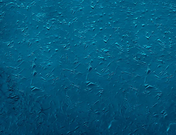 Buz Dokusu Arka Planı Buz Tabakasının Desenli Soğuk Yüzeyi — Stok fotoğraf