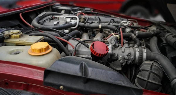 Motor Mekanizması Otomobil Dahili Motoru — Stok fotoğraf