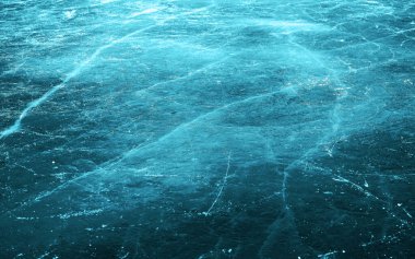 Paten çizikler ile çizik dondurulmuş buz doku. .