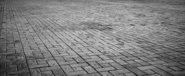 Concrete Slabs Perspective Geometric Photo Central Square City Texture Paved — Stock Photo, Image