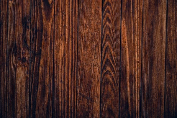 Fondo Textura Madera Vieja Tableros Madera Marrón Oscuro Tablones Superficie — Foto de Stock