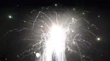 Fireworks in honor of the 70th anniversary of the fort Kapustin Yar