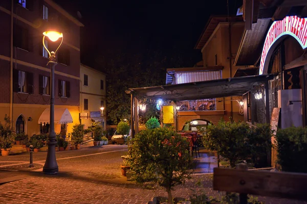 Cafe in night — Stock Photo, Image