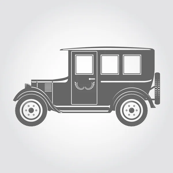Ilustración de coches retro — Vector de stock