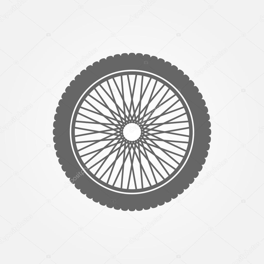 Motorcycle wheel logo