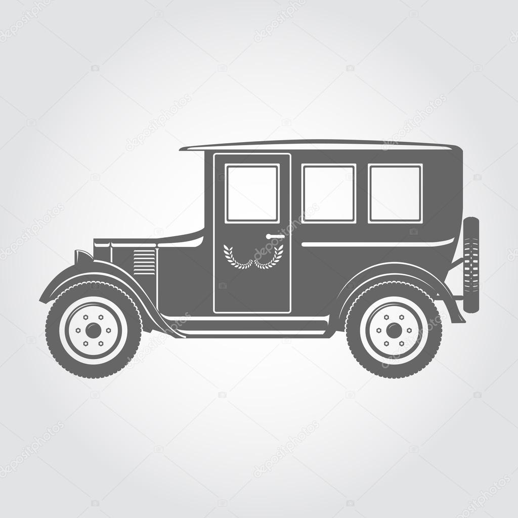 Retro car illustration