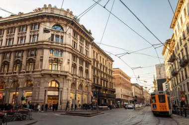 Milano sokaklarında tramvay görüldü