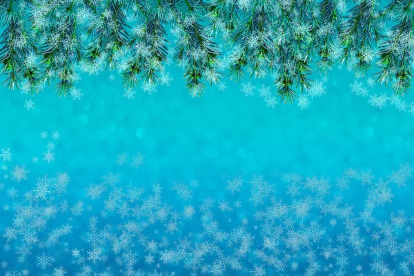 Defocus Blue Background Bokeh Holidays — Stock Photo, Image