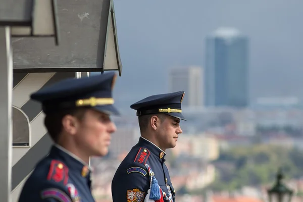 Prague, Tsjechië - 24 April 2016: presidentiële kasteel Gua — Stockfoto