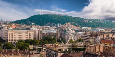 Budapeşte Macaristan Panorama, manzaraya Kalesi