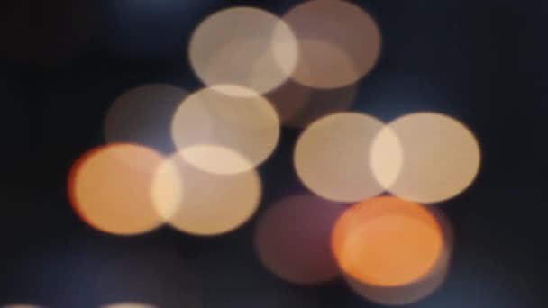 Feux de circulation abstraits, bokeh 