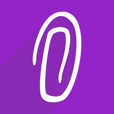 Mobil gölge, ataş için Web Simgeler modern tasarım