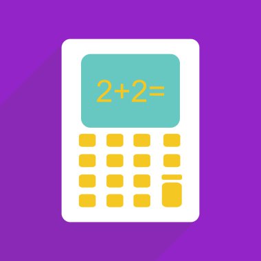 Web Simgeler modern tasarım mobil gölge için hesap makinesi