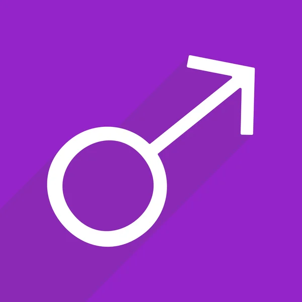 Iconos web de diseño moderno para sombra móvil, símbolo de los hombres — Vector de stock