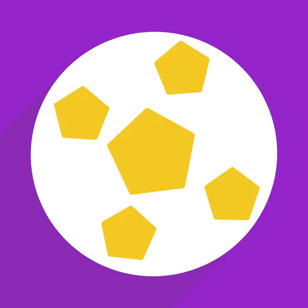 Web ícones design moderno para sombra móvel, bola de futebol —  Vetores de Stock