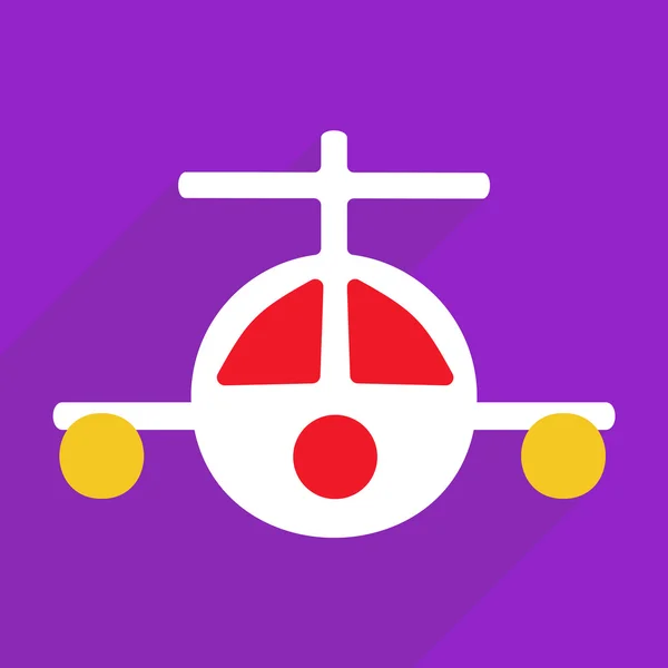 Web Simgeler modern tasarım mobil gölge için uçak — Stok Vektör