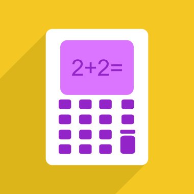 Web Simgeler modern tasarım mobil gölge için hesap makinesi