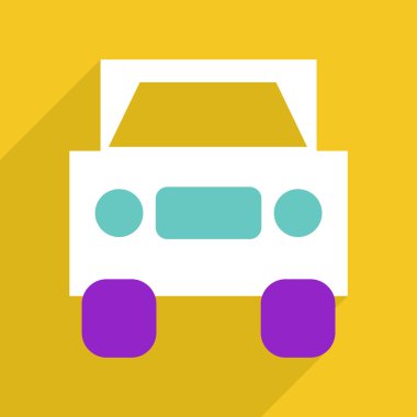 Mobil gölge, kamyon için Web Simgeler modern tasarım